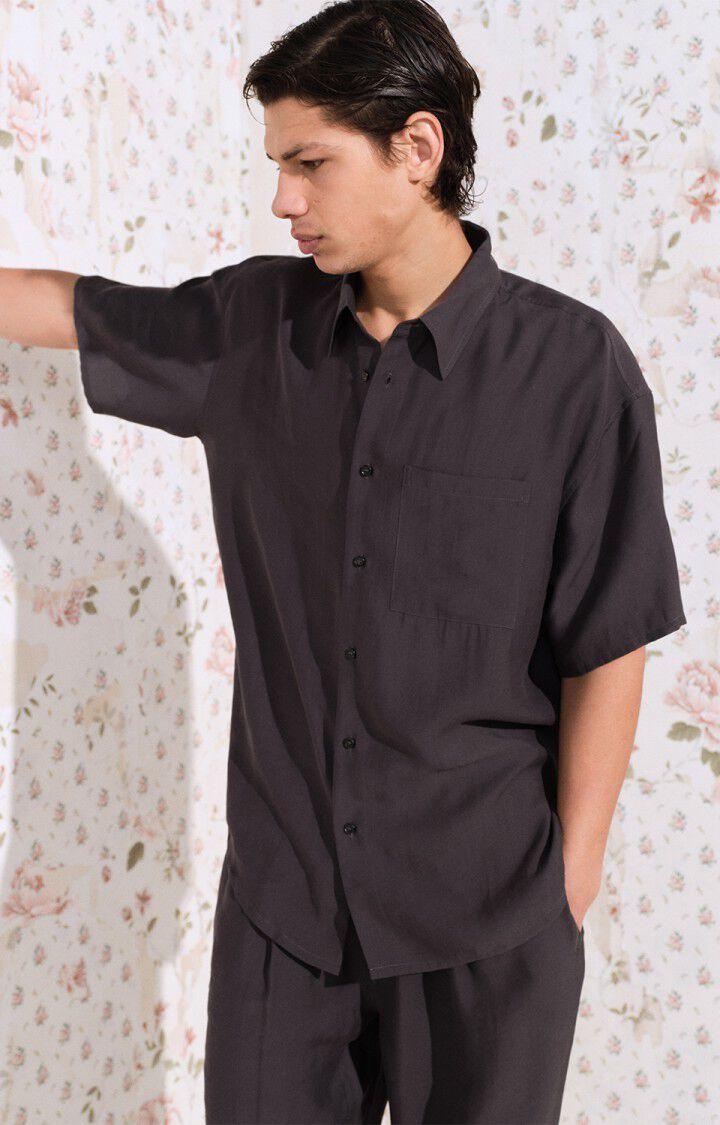 American Vintage Ysoli Kurzarmhemd Herren schwarz